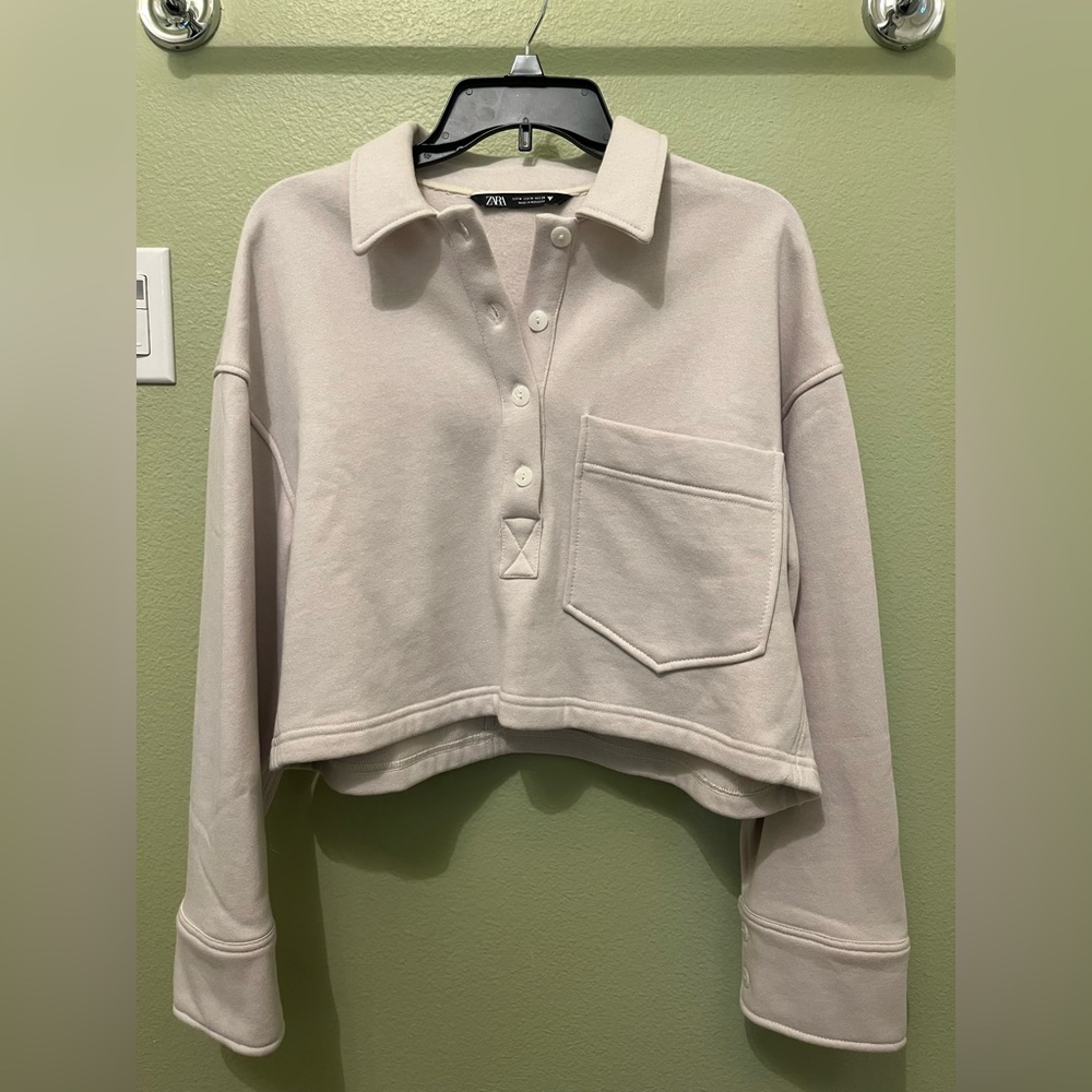 ZARA Cropped Sweater